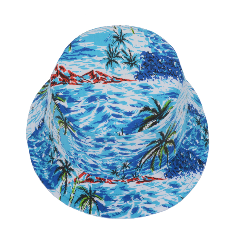義烏帽廠(chǎng)海景圖案盆帽